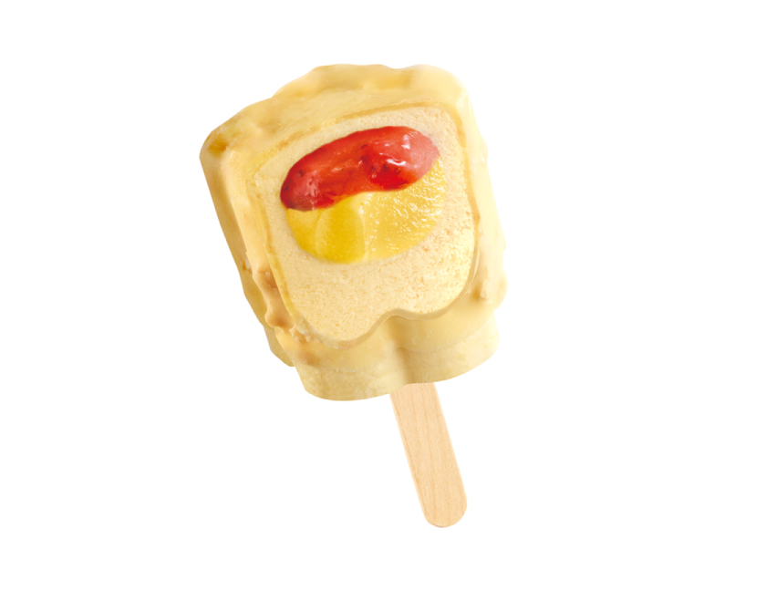 あいすまんじゅうDessert ナポレオンパイの中身の写真